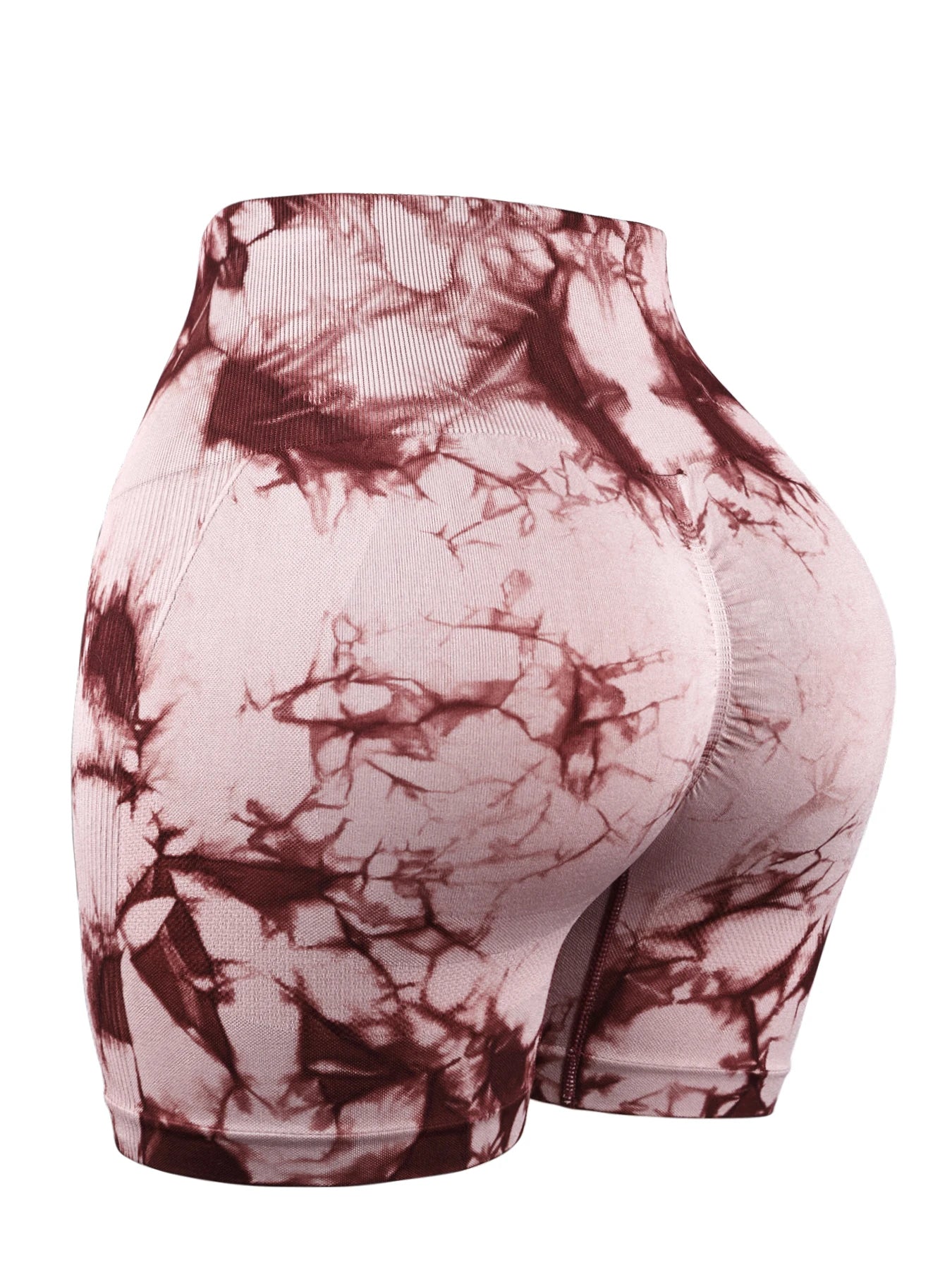 Women's Tie-Dye Yoga Shorts Leggings For High Waist Seamless Cycling Jogging Fitness Push Up Sports Gym Shorts Pants