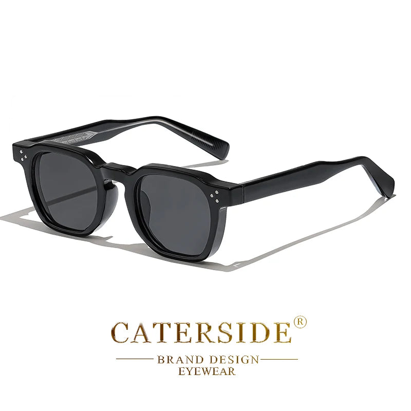 CATERSIDE New Retro Punk Men Sunglasses Square Personalized Design Glasses Women's Fashion Party Business Glasses Festival Gift