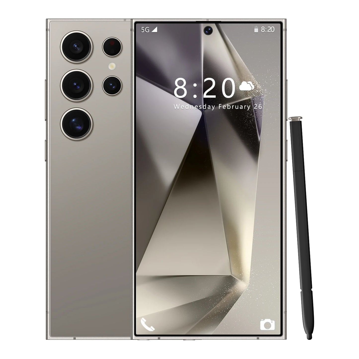 S24 Ultra,Smartphone Android,6.8 inch,8GB RAM,256GB，512GB 1TB ROM,Dual SIM,Mobile phone,Google Play Store,24+48MP,5500mAh