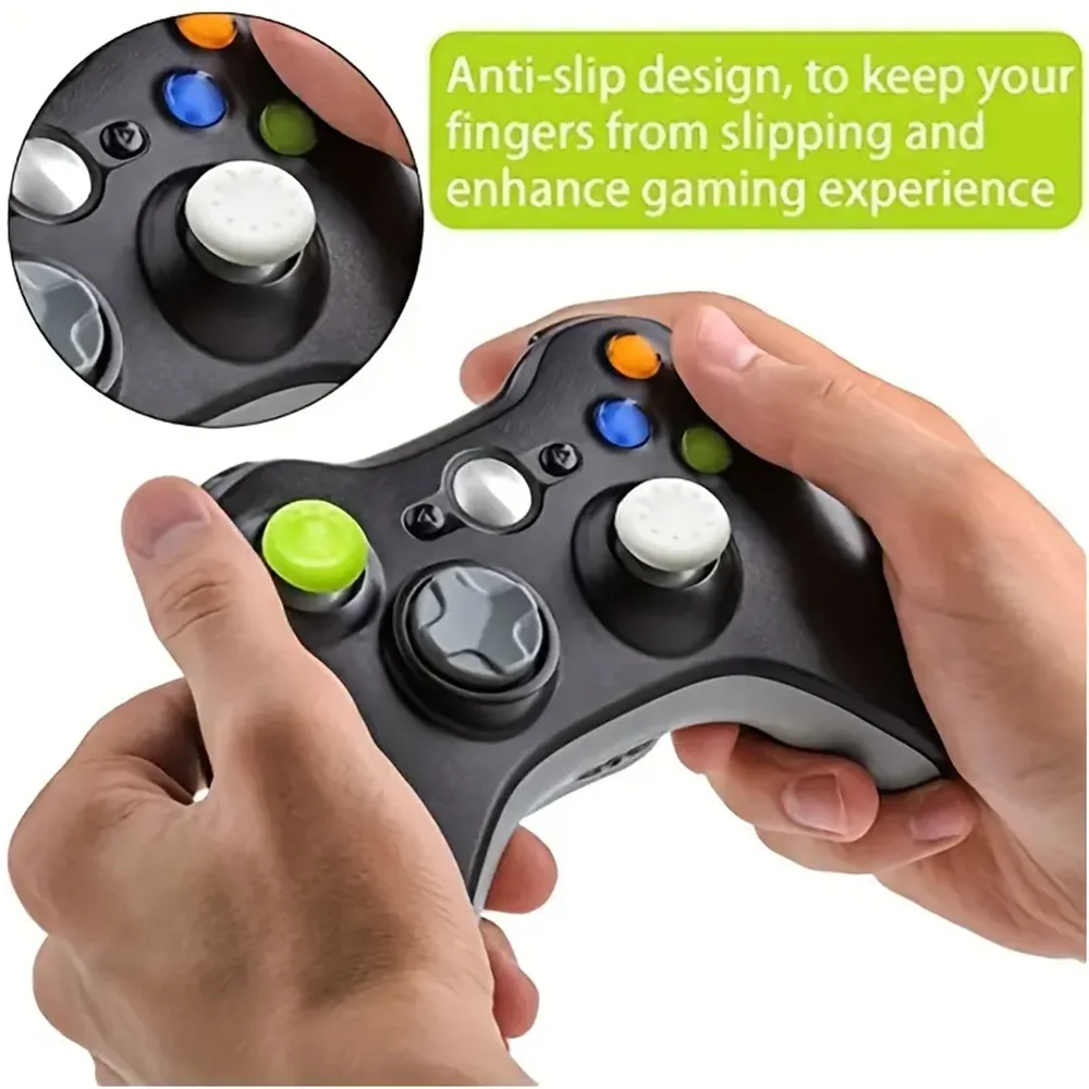 20PCS Non-slip Silicone Analog Joystick Thumb Stick Grip Cap For PS3/Xbox360 Controller Game Accessories Controller