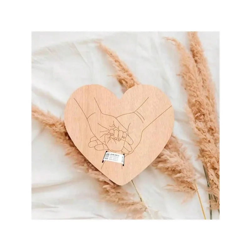 Newborn Hospital Engraved Keepsake Holder Personalized Baby Gift Memorial Pregnancy Wristband For Mother's Day & Father's Day