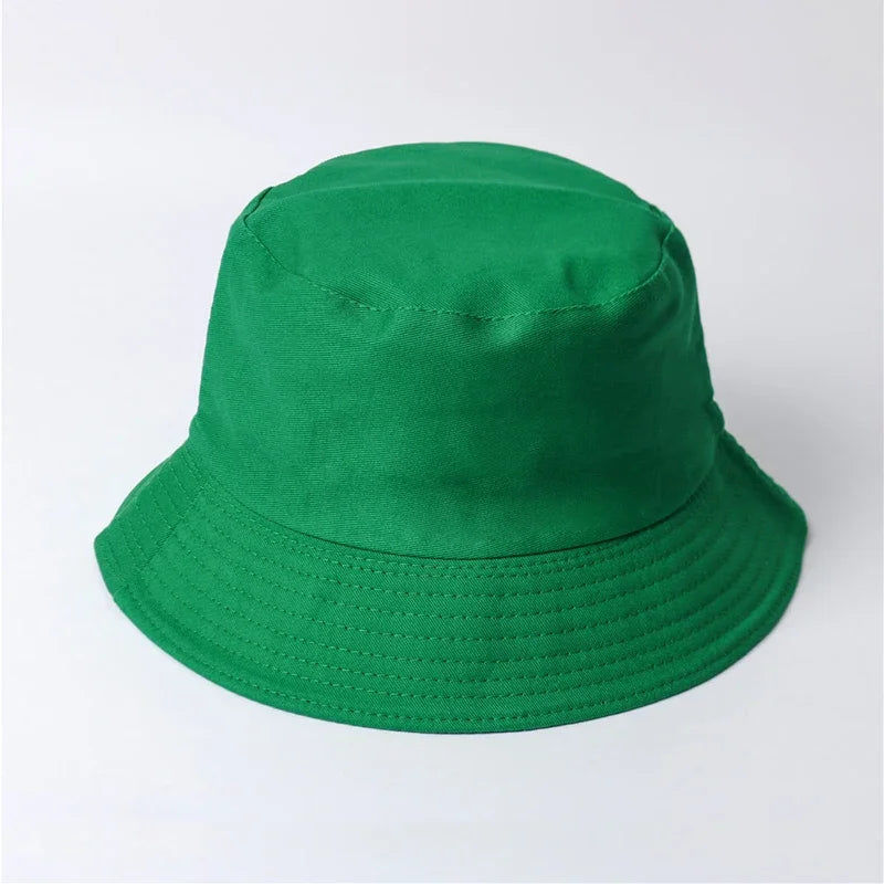 Fluorescent Bucket Hat Women Spring and Summer Fashion Green Sunscreen Shade Street Wash Basin Hat All-match Men's Caps Panama