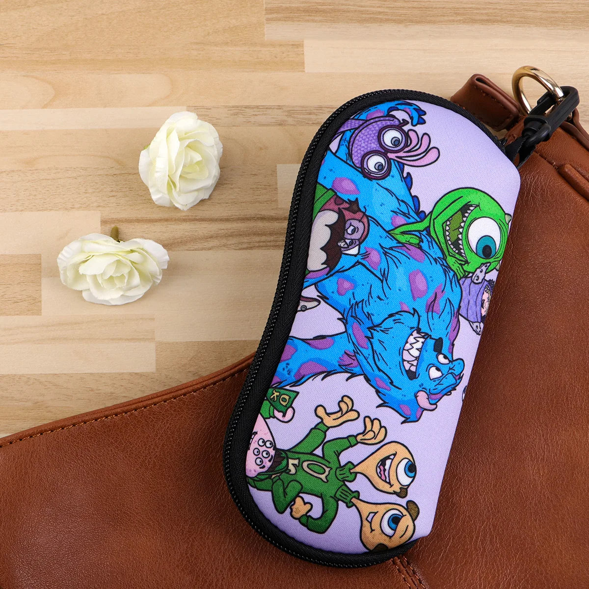 Cartoon Monster Glasses Storage Box Women Men Sunglasses Reading Protector Cover Travel Portable Cute Cat Eyeglasses Case