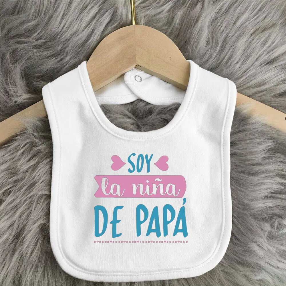 Father's Day Baby Bibs Happy Father's Day Print Infant Bib Newbron Shower Gift Boys Girls Burp Cloths Toddler Bibs Baby Stuff