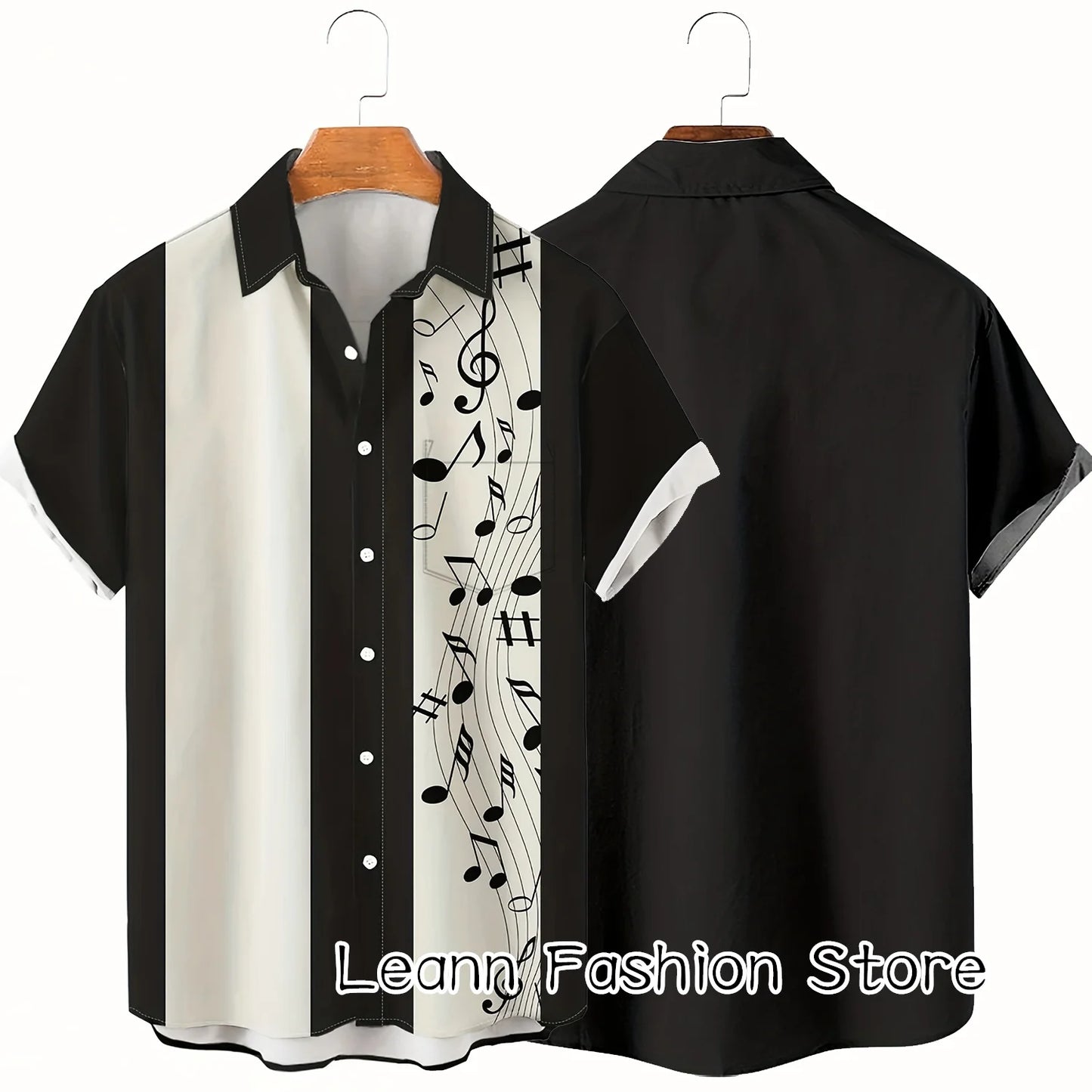 Men Summer Poker Symbol Stripe Print Shirt Casual Beach Short Sleeve Clothing Male Button Lapel Collar Fashion Leisurewear