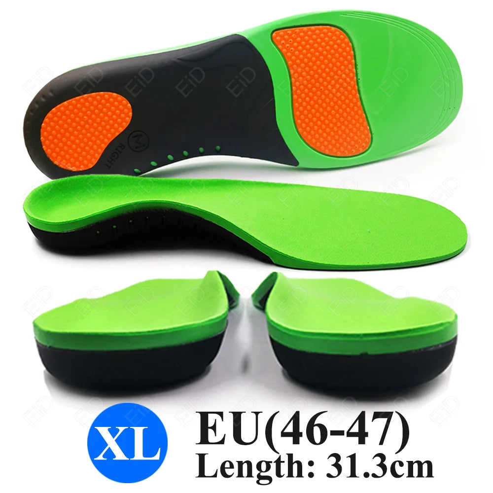 EiD Best Orthotic Insole Arch Support X/O Leg Flat Foot Health Shoe Sole Pad insoles for Shoes insert padded Orthopedic insoles