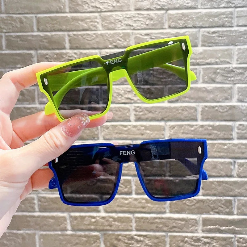 Children Sunglasses Trend Cool Fashion Silicone Sunscreen UV Protection Girls Boys Sunglasses