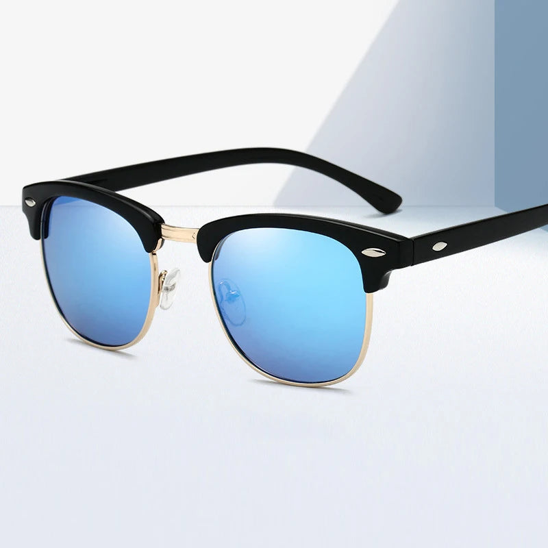 Polarized Sunglasses Men Women 3016 Brand Design Eye Sun Glasses Women Semi Rimless Classic Men Sunglasses Oculos De Sol UV400