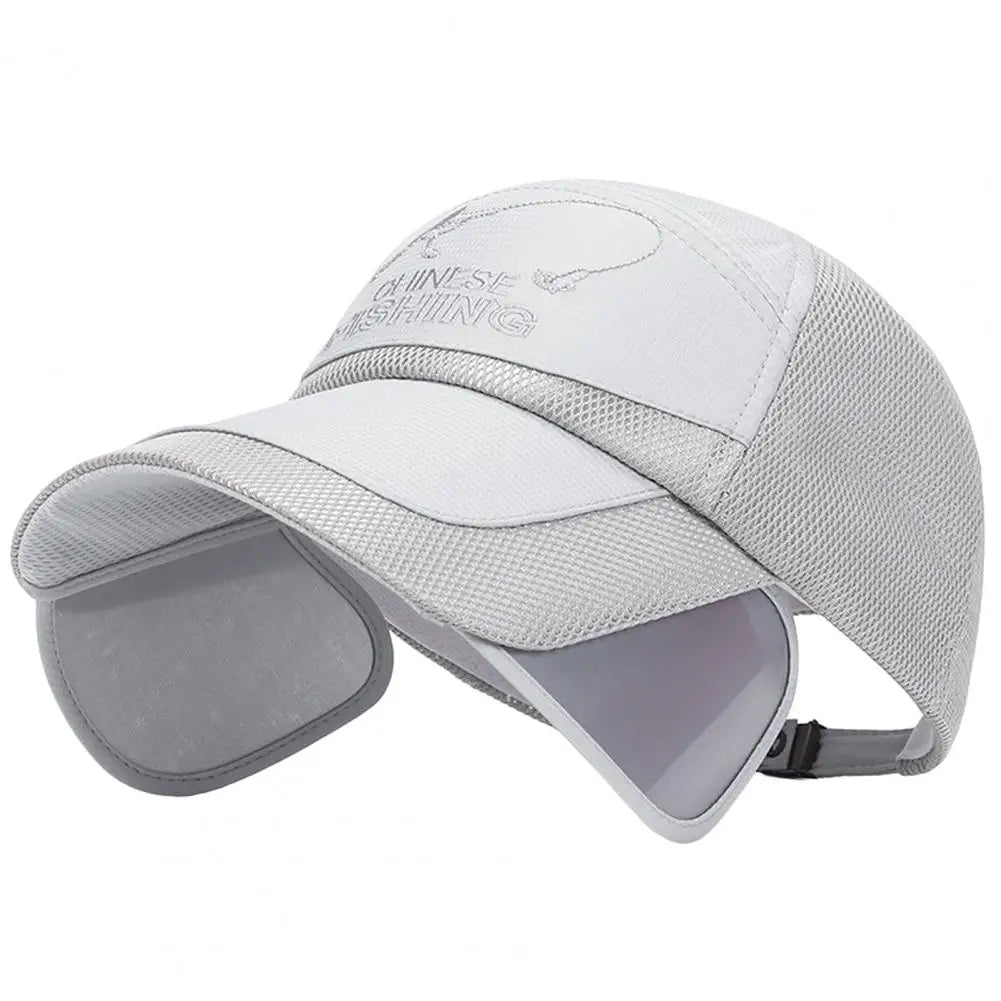 Sun Hat Washable Men Hat Extended Brim Practical Summer Outdoor Fishing Baseball Sport Visor Hat Outdoor Supply