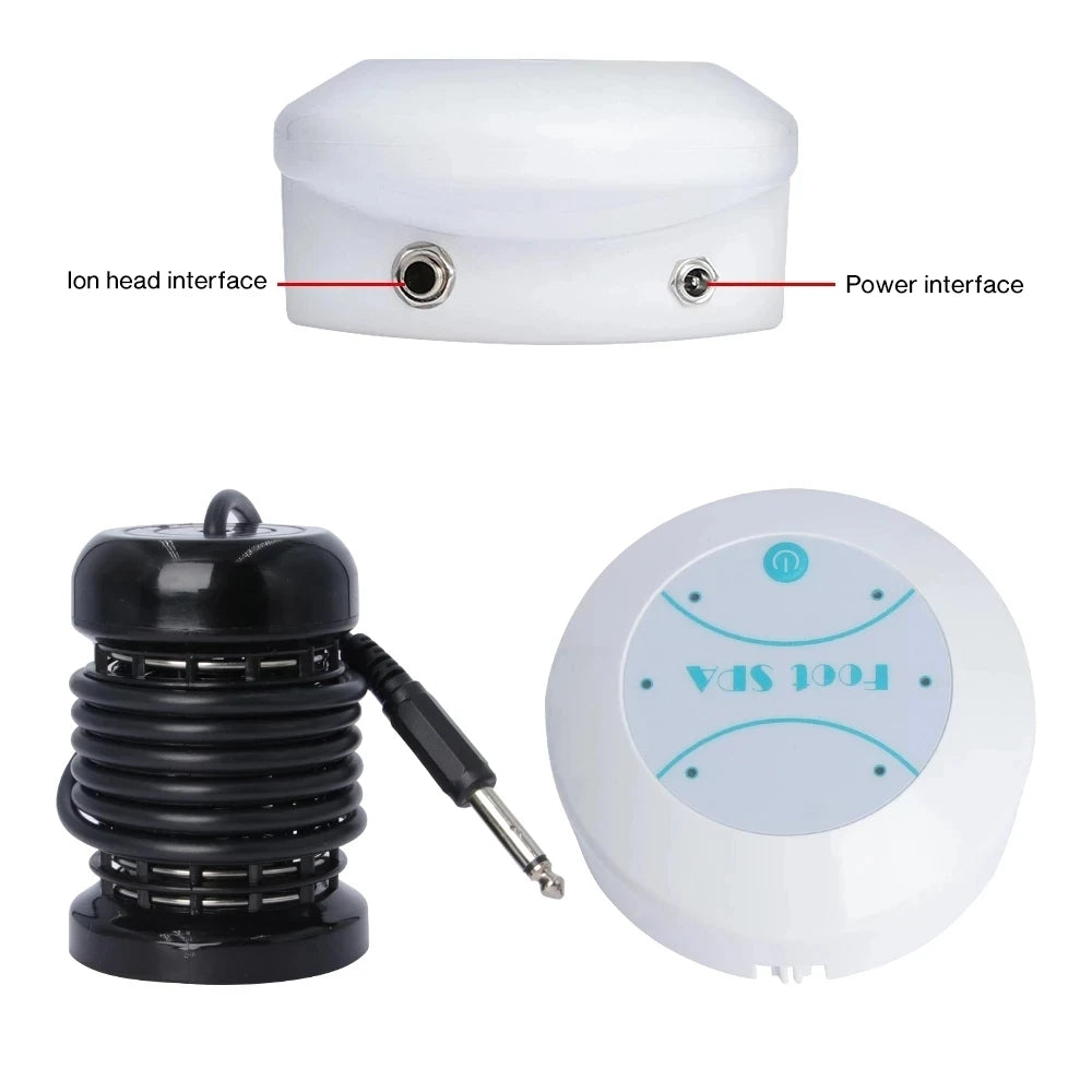 Foot Detox Ionic Spa Machine Footbath Spa Detoxification Massager Mini Foot Bath Without Basin Therapy Arrays Aqua Massage Tools