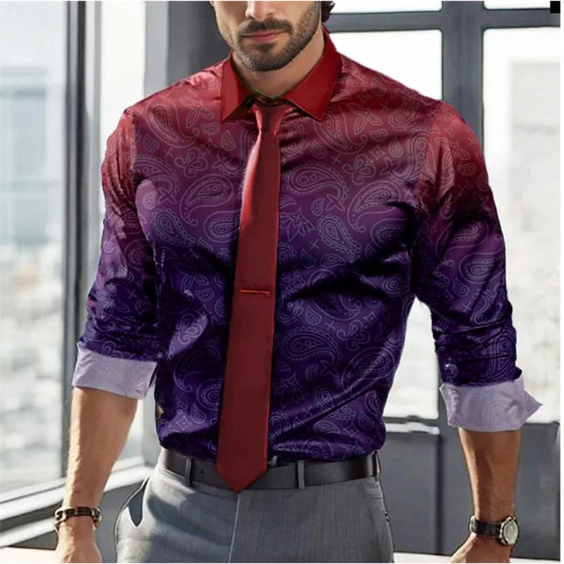 Large Size Men's Casual Shirt Business Summer Spring Autumn Lapel Long Sleeve 12 Colors S-5XL Fast Shipping 2024 Men's Shirt