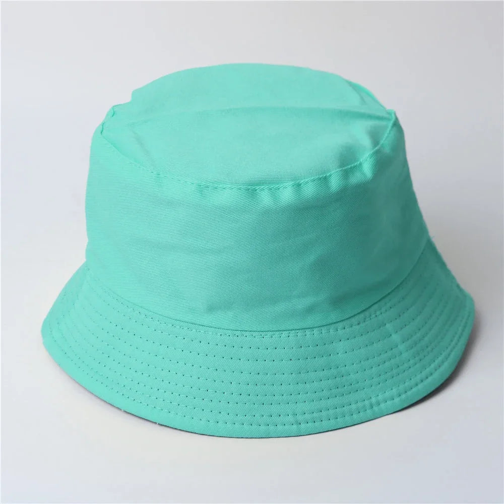 Fluorescent Bucket Hat Women Spring and Summer Fashion Green Sunscreen Shade Street Wash Basin Hat All-match Men's Caps Panama