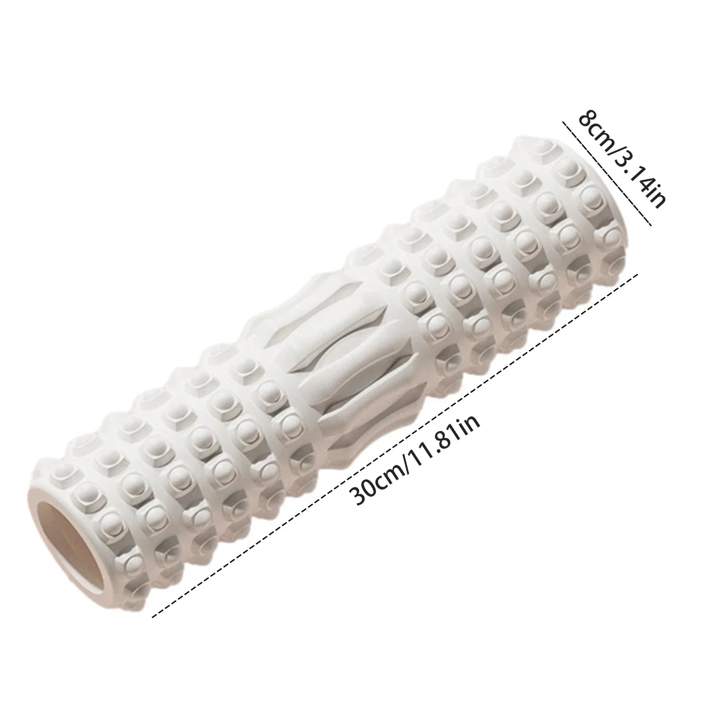 30cm Yoga Column Gym Fitness Pilates Foam Roller Exercise Back Massage Roller Yoga Brick in Legs & Arms Home Fitness Equipment