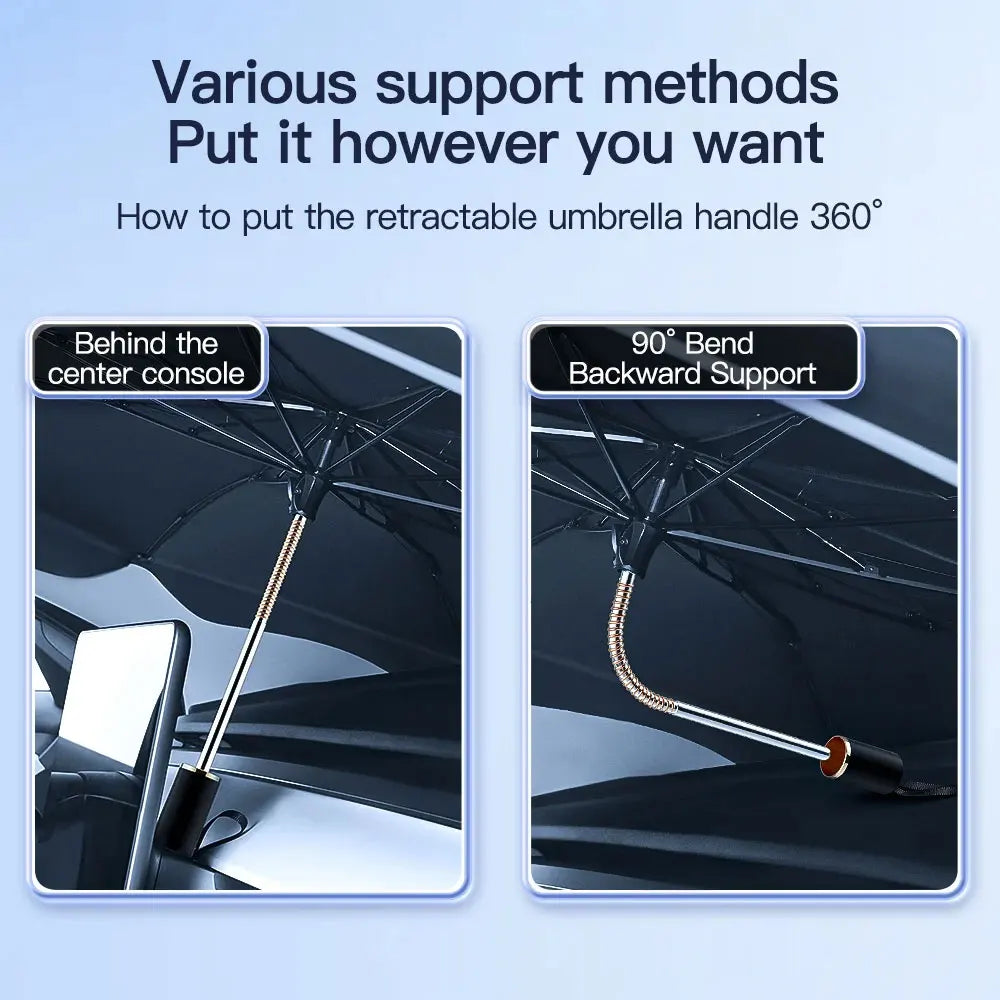 For Tesla Model Y/3/S/X Sunshades Parasol Car Front Sunshades Car UV Cover Sunshade 2016-2025 Model 3 Accessories Sun Visor