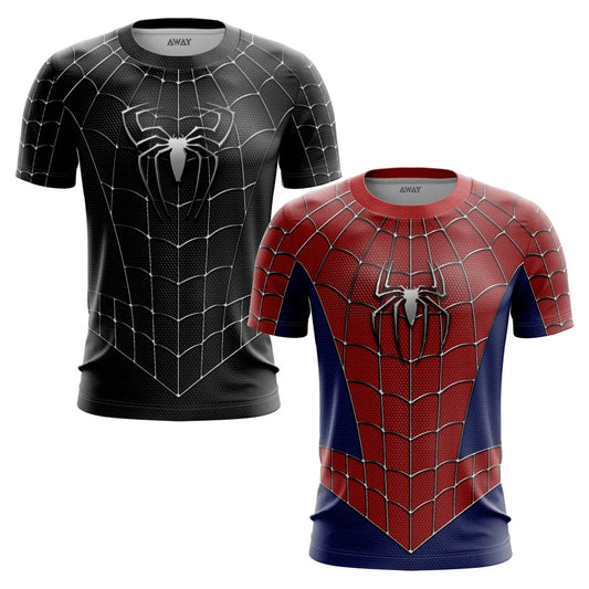 Harajuku Casual Prank Men's Shirt 3D Digital Print Street Fashion Trend Spider Series Summer Quick Drying Short Sleeved T-shirt