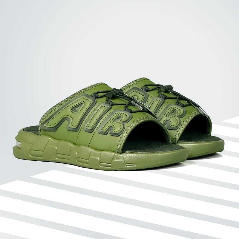 Men's Sport Slippers Summer Sandals Thick Sole Beach Flip-flops Flats Outdoor Breathable Sneaker Size 40-49 Big Fat