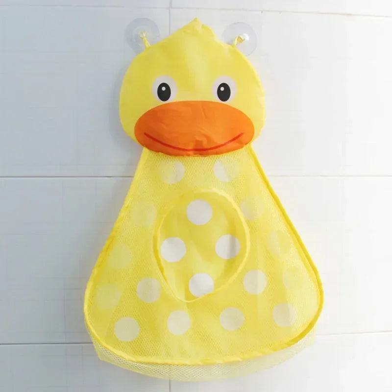Baby Bath Toys Organizer Quick Dry Toddlers Mesh Net Bag for Bathroom Toy Storage Cartoon Shape Sand Beach Toys Storage Holder