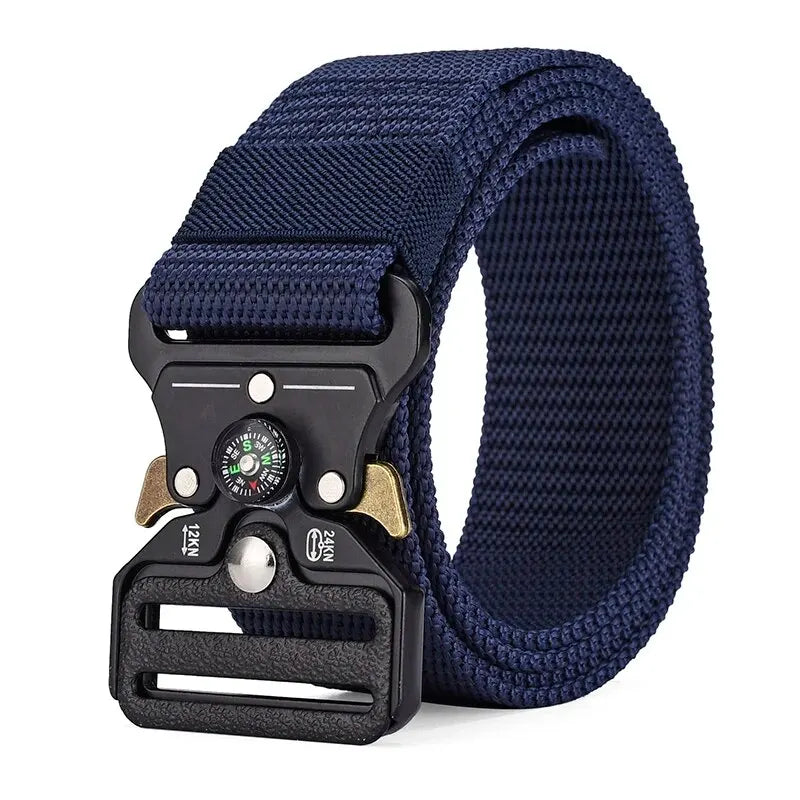 Men's Belt Outdoor Multi Function Compass Belt High Quality Canvas For Nylon Male Luxury Belts Women's Sports Jeans Neutral Belt