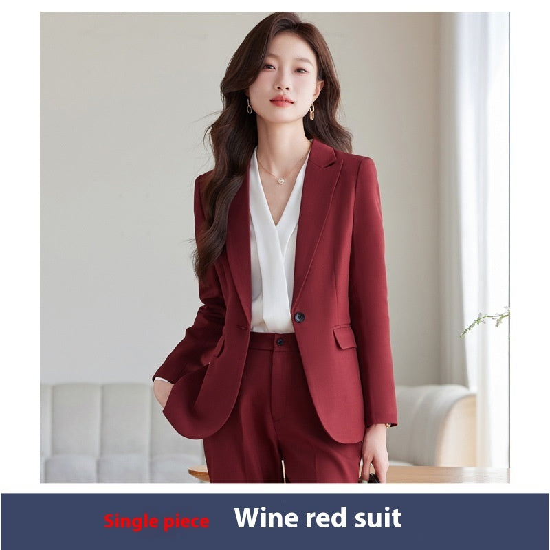 High Sense New Spring And Autumn College Student Interview Formal Wear Suit Jacket