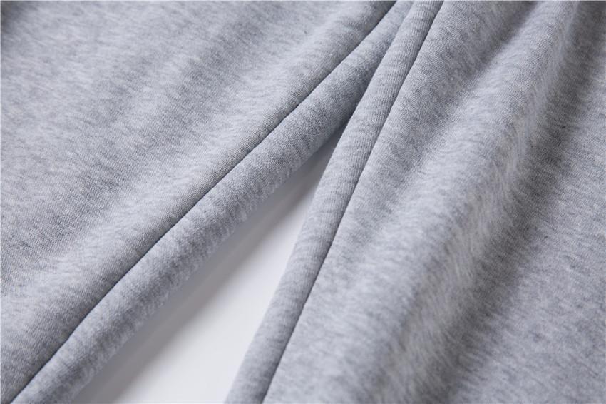 Letter Printed Men's Casual Sweater Suit