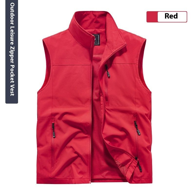Outdoor Quick-drying Multi-pocket Vest