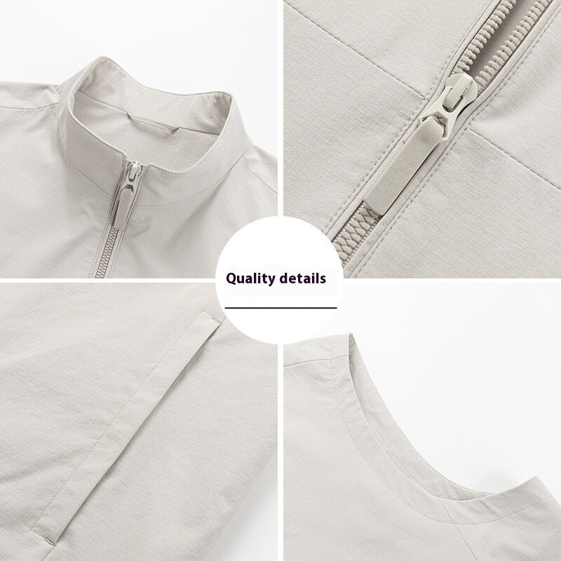 Men's Casual Sleeveless Jacket Non-ironing Anti-wrinkle