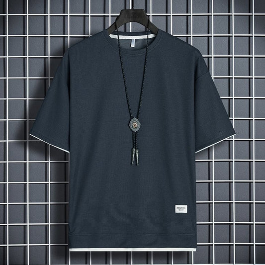 Half Sleeve Trendy All-matching Top