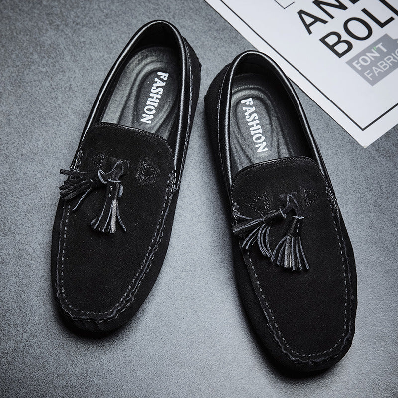 Pigskin All-match Men's Tods Casual Shoes Street Hipster High