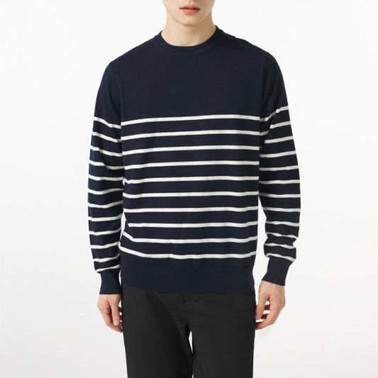 Men's Round Neck Sweater Loose Sweater
