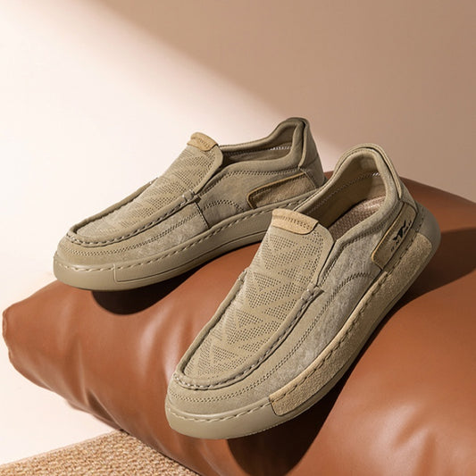 Casual Men's Shoes Lightweight Soft Sole Slip-on Dad Shoes