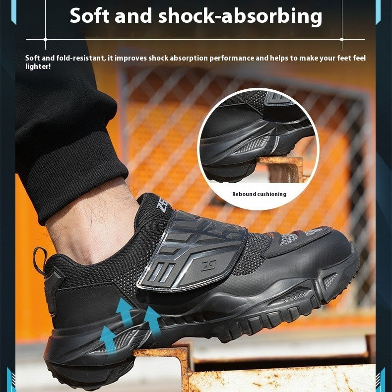 Safety Shoes Attack Shield And Anti-stab Labor Shoes