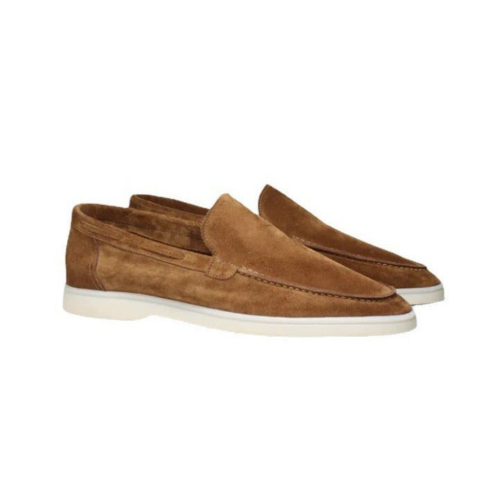 Men's Matte Suede Flat Shoes
