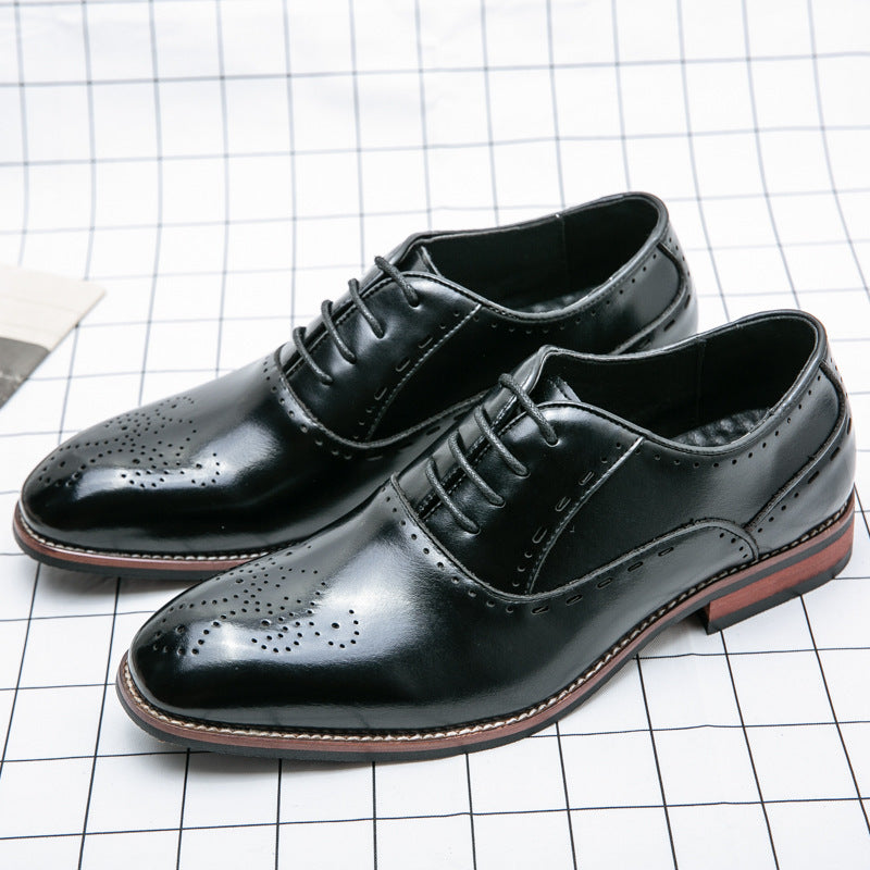 Fashion Men's Business Formal Wear Leather Shoes