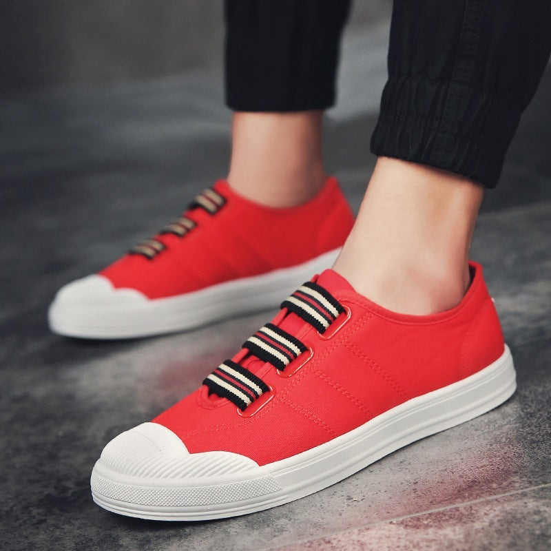 Korean Style Summer And Autumn Breathable Canvas Casual Shoes