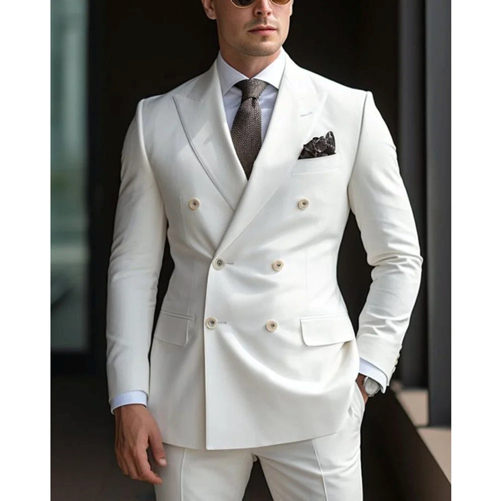 Men's Suit Set Leisure Business Two Pieces