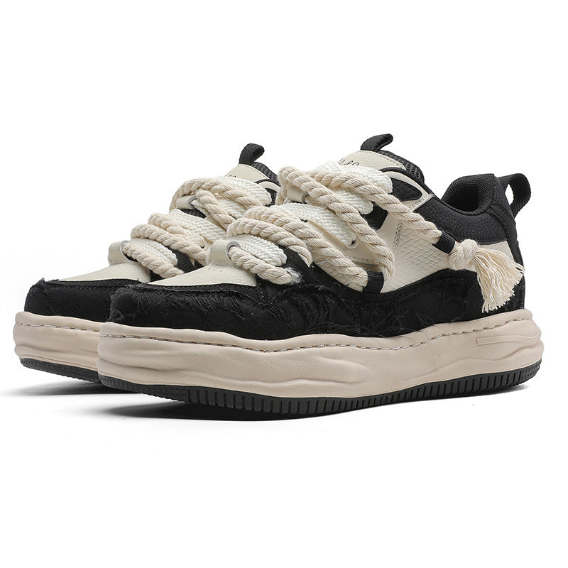 Dissolved Bottom Invisible Height Increasing Casual Shoes