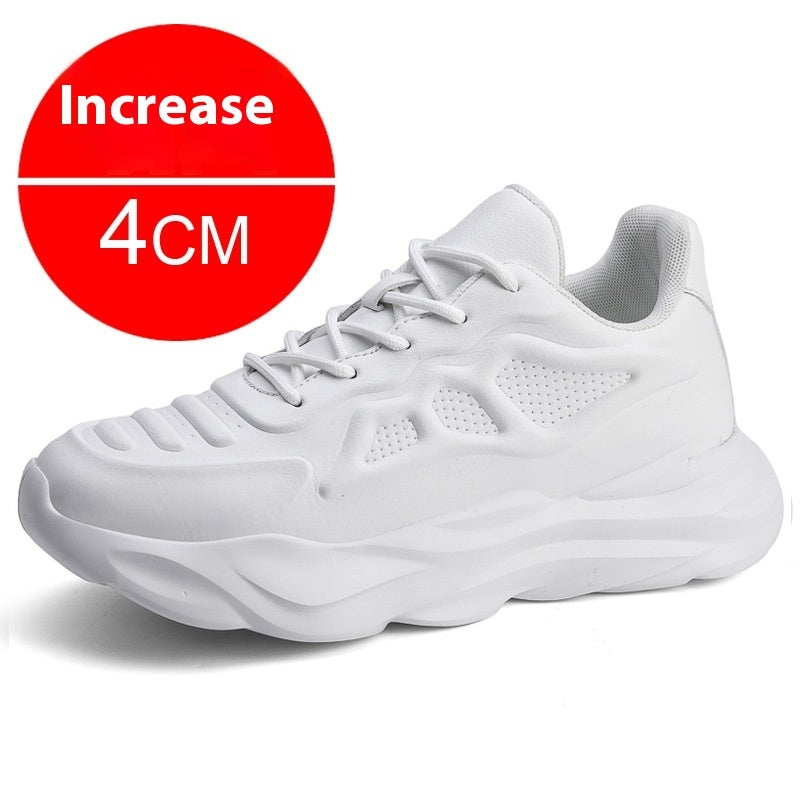 Summer New Invisible Height-increasing Shoes Men's 8CM Breathable Clunky Sneakers