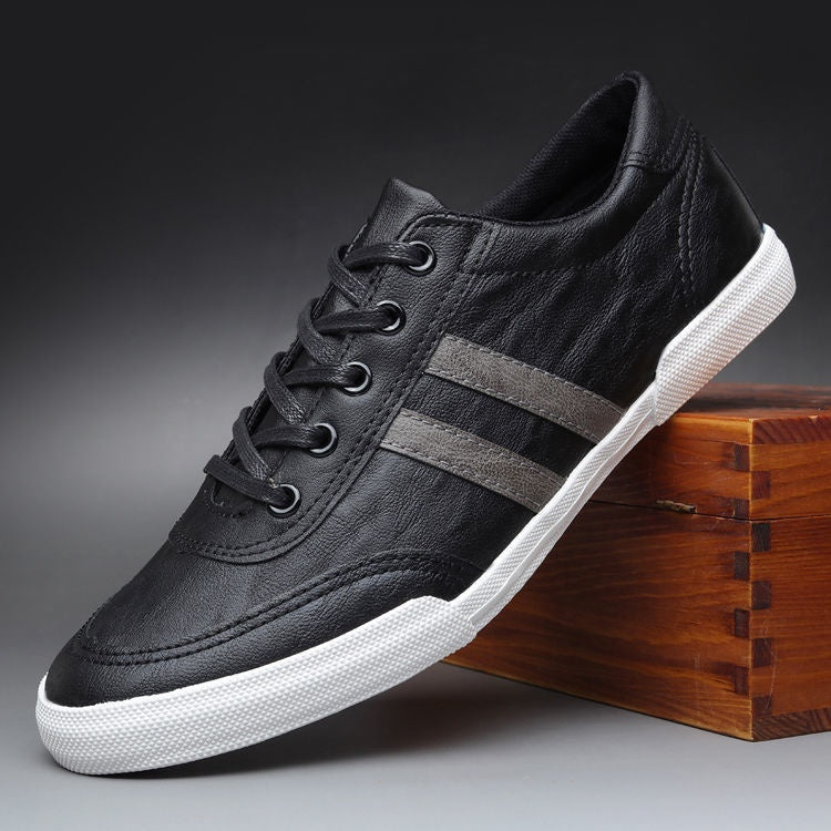 Men's Shoes Spring And Summer Breathable Fashionable Shoes Casual Odor-destroying Leather