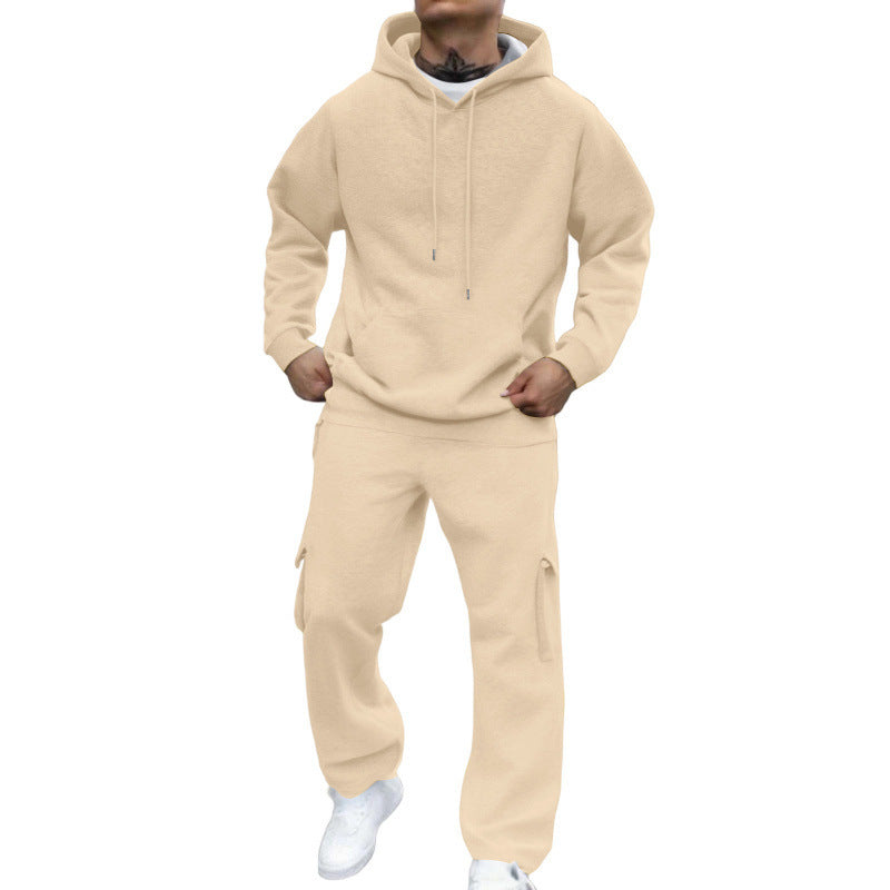 Men's New Autumn And Winter Fashion Hooded Pullover Suit