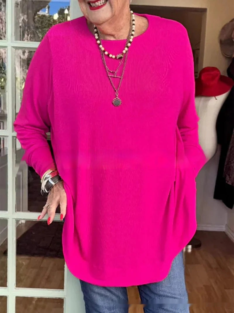 Thin And All-matching Sun Protection Micro Transparent Knitted Top