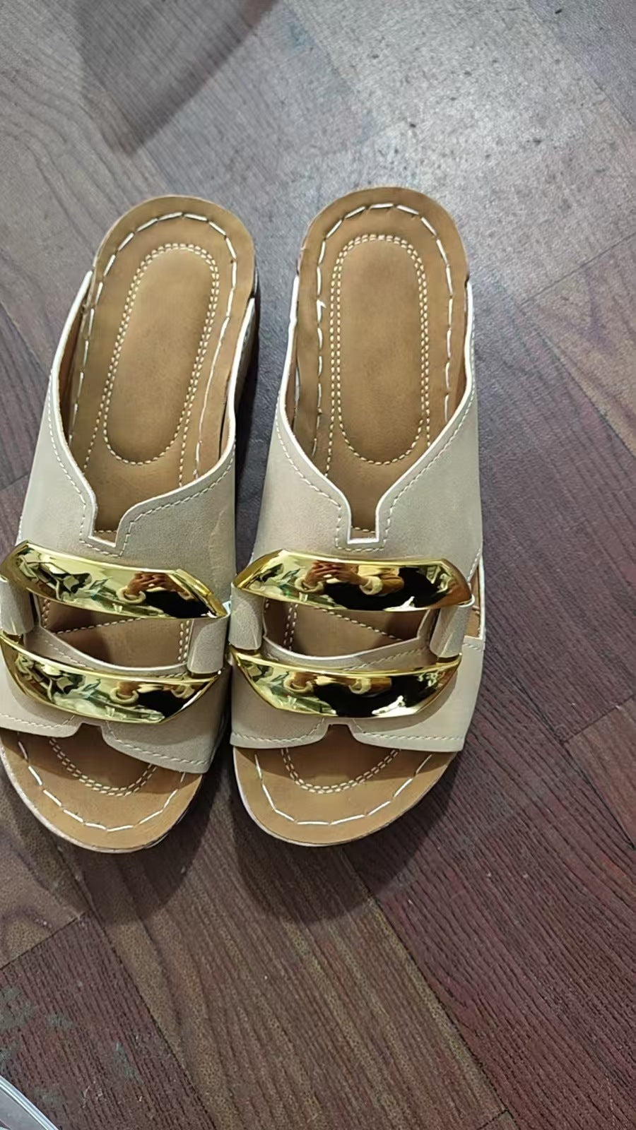 Sandals Roman Style Breathable Casual Platform Flip-flops Lightweight New Comfort Summer Flat Heel