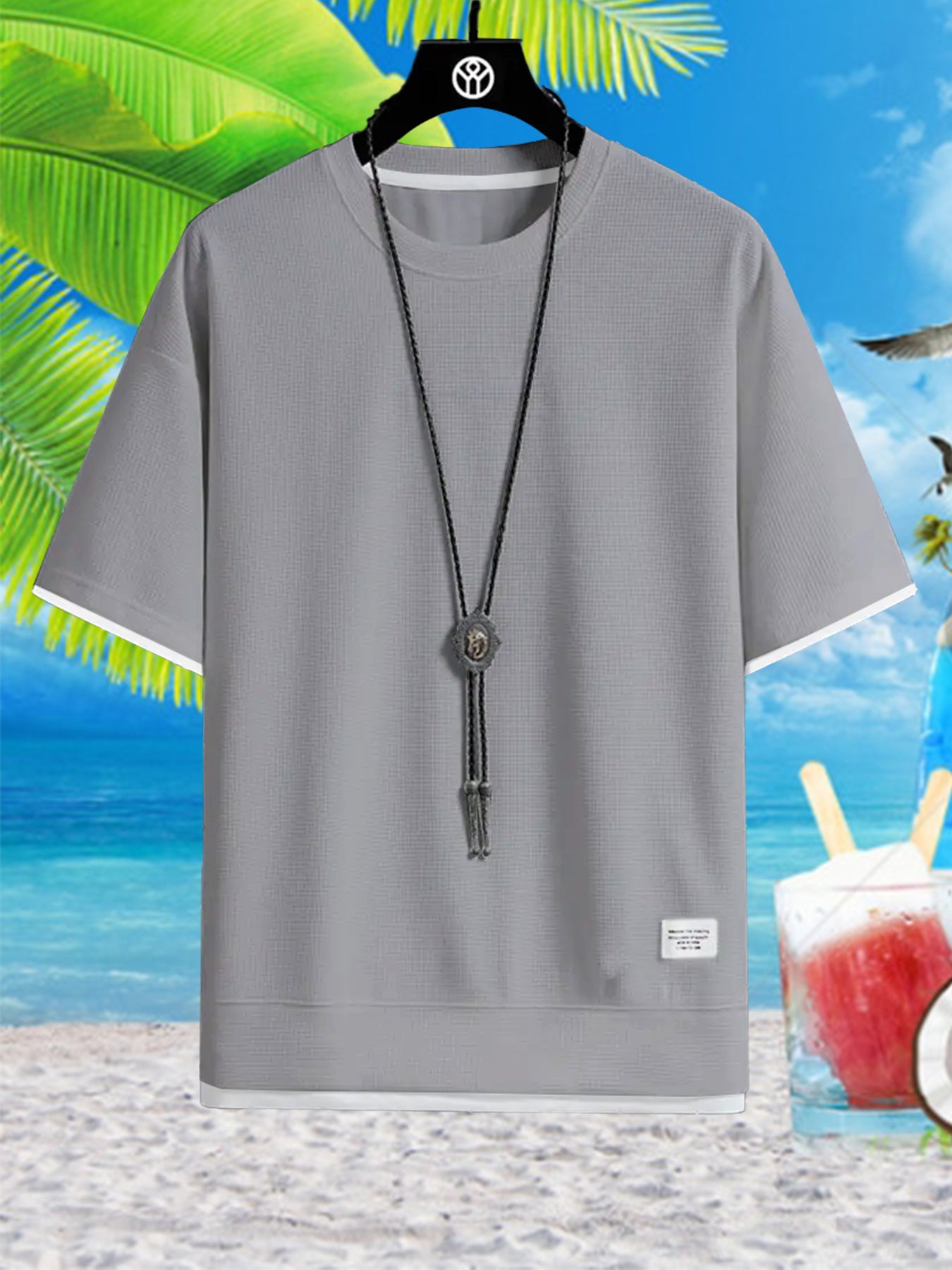 Summer New Men's Short-sleeved T-shirt