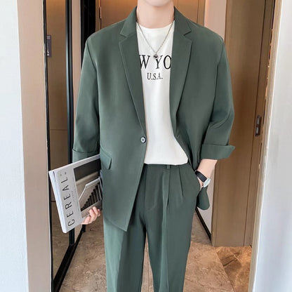 Casual Suit Men's Trendy Baggy Coat