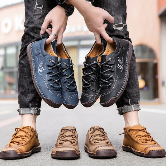 Men's Casual British Leather Shoes