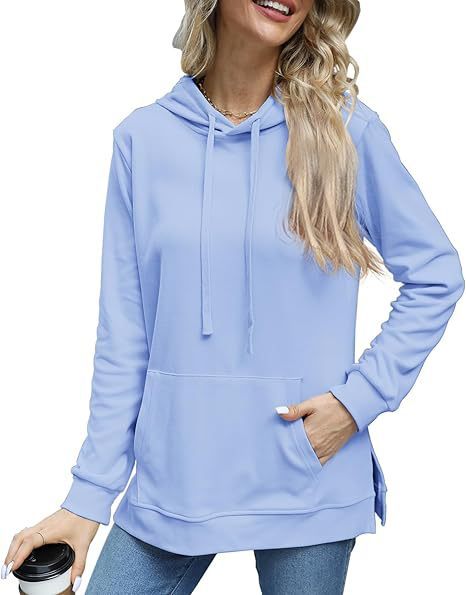 Casual Long Sleeve Sweatshirt Top With Pockets