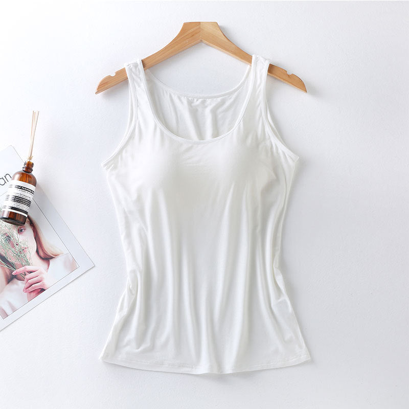 Fashion Personality Padded Strap Vest For Women