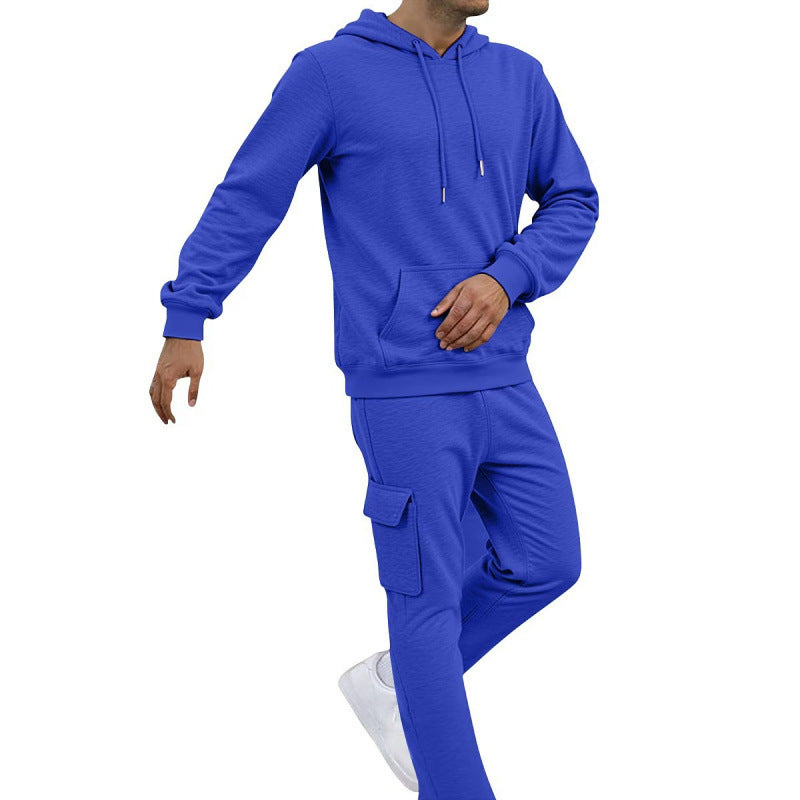 Men's New Autumn And Winter Fashion Hooded Pullover Suit