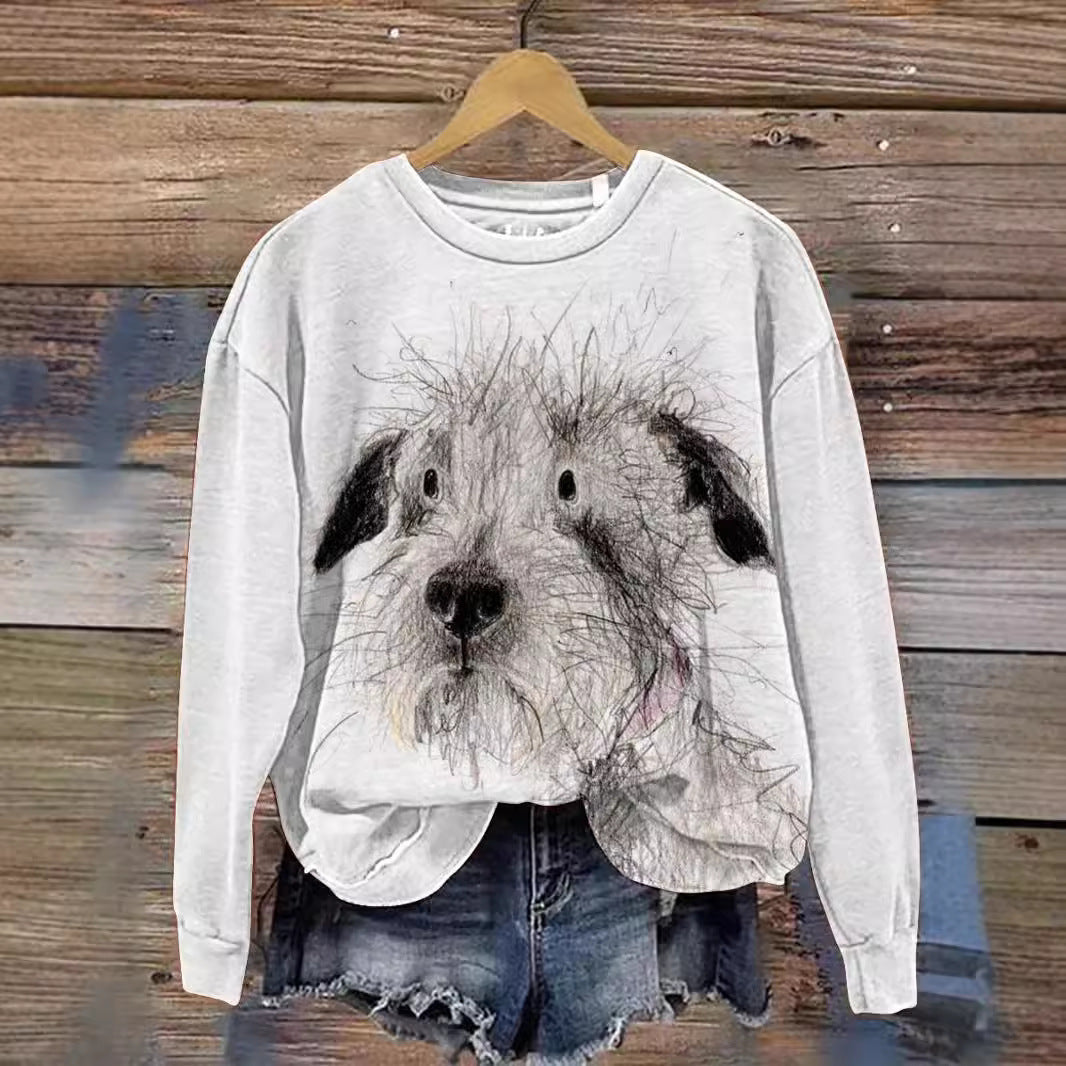 Loose Christmas Tree Pullover For Women