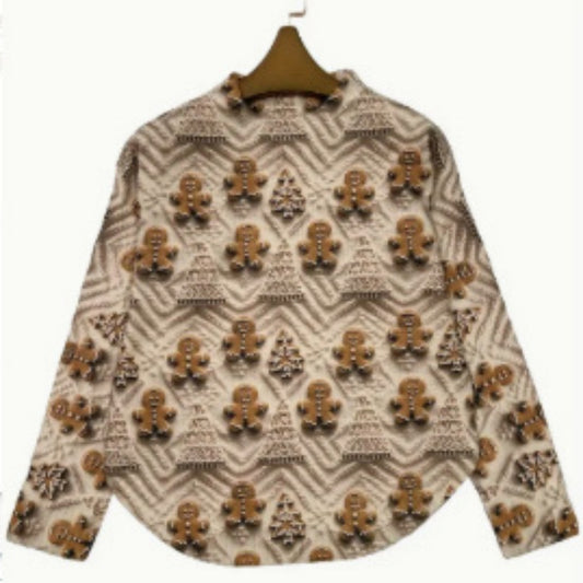 Christmas Street Trend T-shirt Top Girl