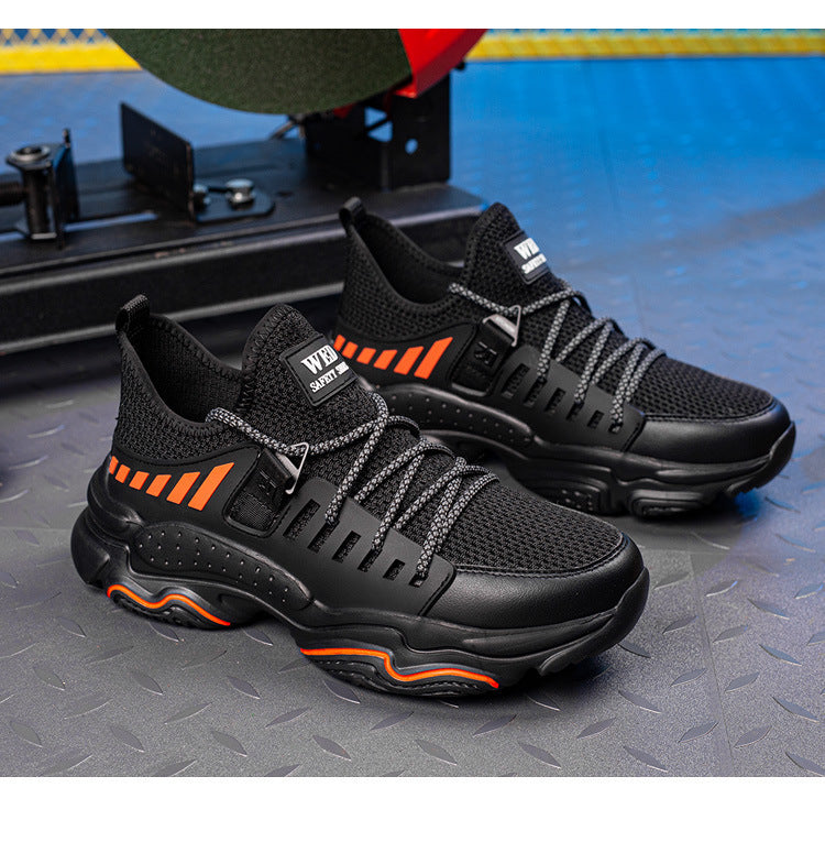 Safety Protection Shoes Flying Woven Steel Toe Cap